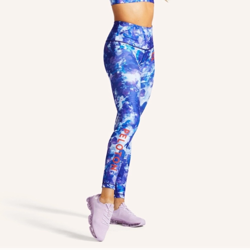 Peloton Blue Moves High Waist Legging Size S